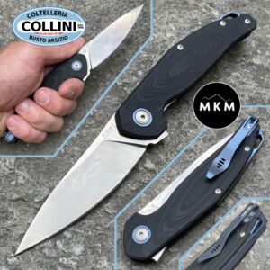 MKM - Goccia Flipper de Jens Anso - G10 negro - MK-GC-GBK - cuchillo