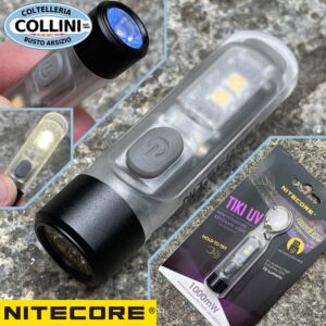 Nitecore - TIKI UV - Llavero USB recargable con luz UV 1000 mW 365 nm - Linterna Led