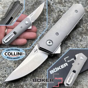 Boker Plus - Kwaiken Stubby Titanium de Lucas Burnley - 01BO226 - cuchillo plegable