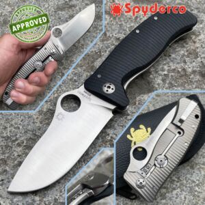 Spyderco - Navaja de bolsillo plegable LionSpy - COLECCIÓN PERSONAL - C157GTIP - cuchillo de colección