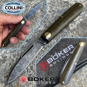 Boker - Barlow Prime Slipjoint EDC - Micarta verde - 115942 - cuchillo