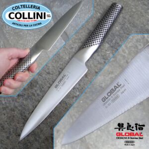 Global knives - G103 -  Utility  Knife - 15 cm - Cuchillo de cocinero universal
