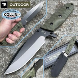 TB Outdoor - Cuchillo táctico Maraudeur en G10 Green - 11060037 - cuchillo