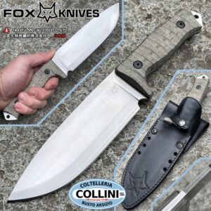 Fox - Bushman Knife - V-TOKU2 SanMai steel - Special Edition - CO-609OD - cuchillo