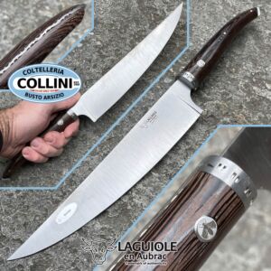 Laguiole en Aubrac - cuchillo cocinero 25cm - Serie Gourmet - Wenge - cuchillo de cocina