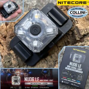 Nitecore - NU06 LE - Mini linterna de senalizacion RGB - recargable por USB