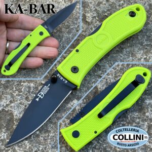 Ka-Bar - Mini Dozier Cuchillo plegable Hunter 4072ZG - Zombie Green - cuchillo