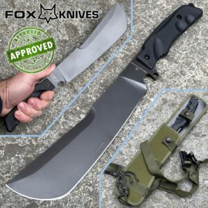 Fox - Golok Hitam Machete - Cuchillo de lucha - USADO - FX-9CM02B - cuchillo