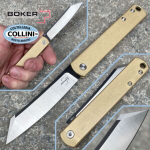 Boker Plus - Zenshin 42 Cuchillo de latón - Higonokami - 01BO369 - cuchillo