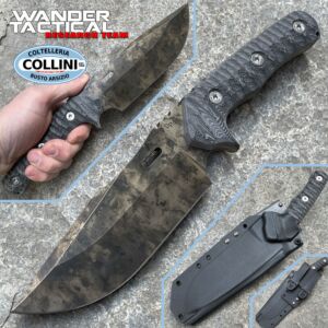 Wander Tactical - Haast Eagle 2.0 - Marble y Micarta Negra - cuchillo personalizado