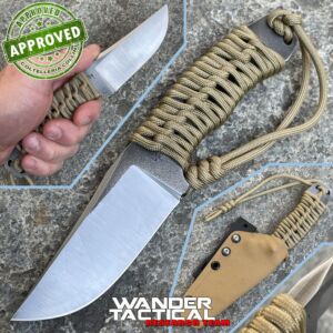 Wander Tactical - Prototipo - COLECCION PRIVADA - SanMai V-Toku2 & Desert Paracord - cuchillo personalizado