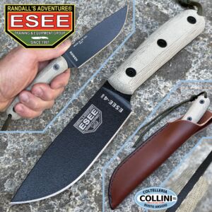 ESEE Knives -  Model 4HM Modified Handle - Vaina de Cuero - Cuchillo