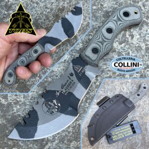 Tops - Mini cuchillo Tom Brown Tracker # 4 - Camo 1095 - TBT-040-CAMO - cuchillo