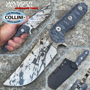 Wander Tactical - Lynx Clip Knife - Black Blood & Black Micarta - cuchillo personalizado