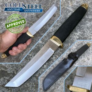 Cold Steel - Vintage Original Brass Tanto - Made in Japan - PRIVATE COLLECTION - 13A - cuchillo