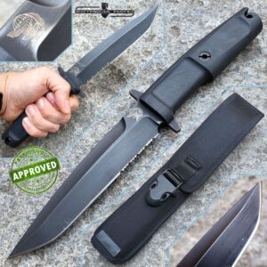 ExtremaRatio - Cuchillo de combate negro Col Moschin - USADO - cuchillo