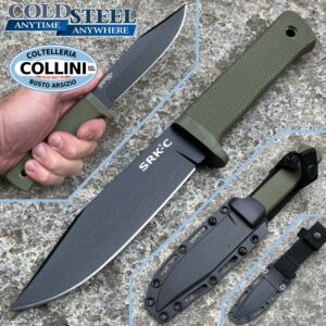 Cold Steel - SRK Compact OD Green - Survival Rescue Knife - 49LCKD-ODBK - cuchillo