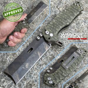 Wander Tactical - Franken Folder - Black Blood Razor & Micarta - Edicion Limitada - PRIVATE COLLECTION - cuchillo