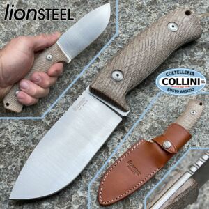 Lionsteel - Cuchillo M3 - Micarta Natural - Acero Niolox - M3CVN - cuchillo