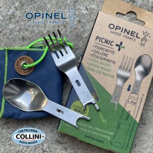 Opinel - Accesorios de picnic - tenedor y cuchara - accesorio de exterior