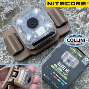 Nitecore - NU06 MI - Mini linterna frontal de infrarrojos - Recargable por USB - Linterna LED de infrarrojos