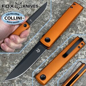 Fox - Chnops by Gobbato - FX-543ALG - Becut y Aluminio Naranja - cuchillo