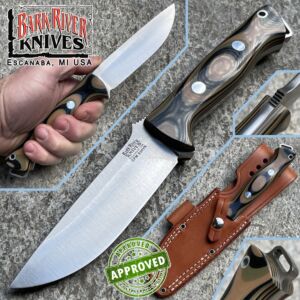 Bark River - Bravo 1 Field Knife - Mil-Spec - Camo G-10 - PRIVATE COLLECTION - cuchillo