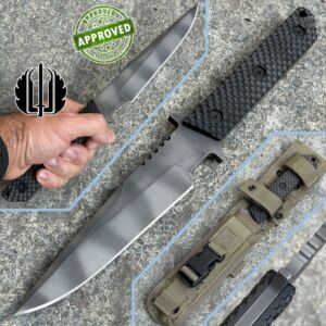 Strider Knives - 2010 Tiger Stripe BG Gunner Grip Black G10 - PRIVATE COLLECTION - knife