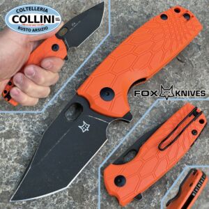Fox - Core Tanto cuchillo de Vox - FX-612ORB - Top Shield negro - Naranja - cuchillo