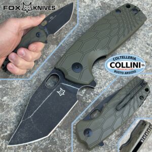 Fox - Core Tanto cuchillo de Vox - FX-612ODB - Top Shield negro - Verde - cuchillo
