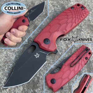 Fox - Core Tanto cuchillo de Vox - FX-612RB - Top Shield negro - Rojo - cuchillo