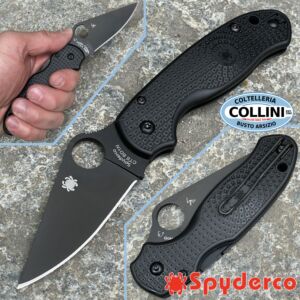 Spyderco - Para 3 Black - Lightweight Knife - FRN Black - C223PBBK - cuchillo