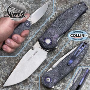Viper - Cuchillo Vale de Vox - Fibra de carbono oscura púrpura - MagnaCut - V6006FCP - cuchillo