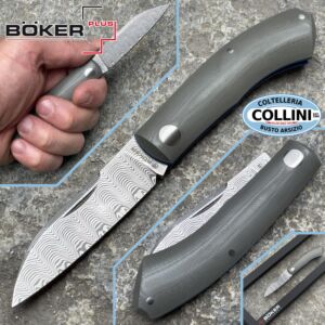 Boker - Cuchillo Damast Annual 2023 por Ricardo Romano Bernandes - 1132023DAM - cuchillo