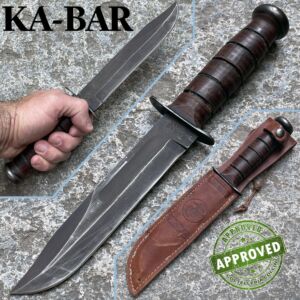 Ka-Bar - Vintage '80s - USMC Fighting Knife - 1217 - USADO - cuchillo