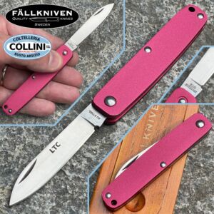 Fallkniven - LTC Pink rd knife - Junta deslizante - Acero laminado 3G - Cuchillo