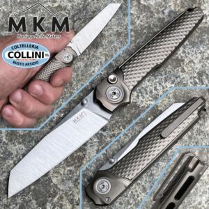 MKM - Miura - M390 Button Lock - Bronce Titanio - MI-TBR - cuchillo