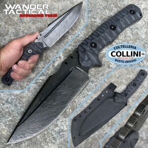 Wander Tactical - Bad Medicine - Stone Edge & Black Micarta - cuchillo artesanal