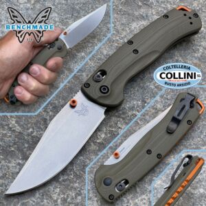 Benchmade - Hunt Taggedout cuchillo 15536 - S45VN - OD Verde - Axis Lock Knife - cuchillo