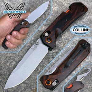 Benchmade - Grizzly Creek Hunting Folder - Madera S30V - 15062 - cuchillo