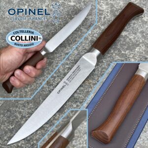 Opinel - Cuchillo para pelar serie Les Forgés 1890 - haya - 8 cm - cuchillo de cocina