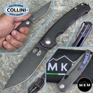 MKM - Eclipse by Vox - MagnaCut Stonewash oscuro y titanio purpura - EL-PRBKD - Cuchillo