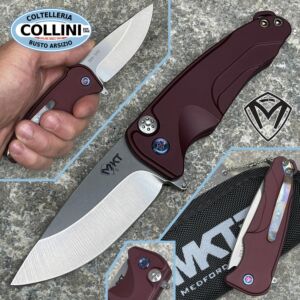 Medford Knife and Tool - Smooth Criminal - S35VN Tumbled Blade, Red Handles - MK039 - cuchillo