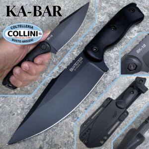 Ka-Bar BK&T - Becker Harpoon Cuchillo de Supervivencia Negro - BK18BK - cuchillo