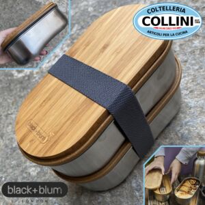 Black Blum - Bento box de acero inoxidable Black+Blum BAMBTL016 - COMIDA Y BEBIDA PARA llevar