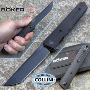 Boker Plus - Kwaiken American Tanto de Lucas Burnley - D2 & Black G10 - 01BO512 - cuchillo