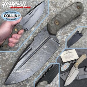 Wander Tactical - Mountain Lion - Stone Edge D2 & Loveless Micarta - cuchillo artesanal