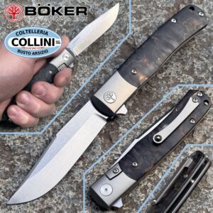 Boker - TRPPR Trapper - MagnaCut & Curly Birch - 112098 - cuchillo