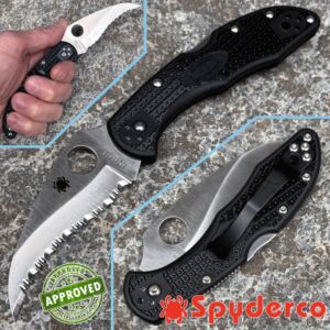 Spyderco - Lil' Matriarch - Serrated Black FRN - COLECCION PRIVADA - C162SBK - cuchillo