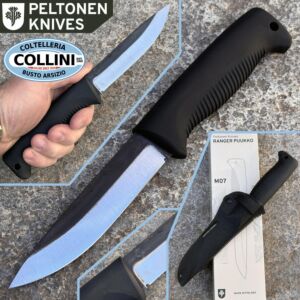 Peltonen Knives - M07 Ranger Puukko - Negro sin recubrimiento - FJP146 - Cuchillo
